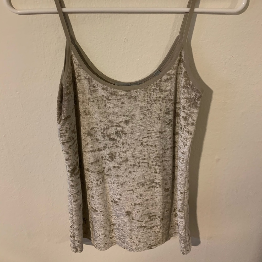 Vince brushed velvet tank